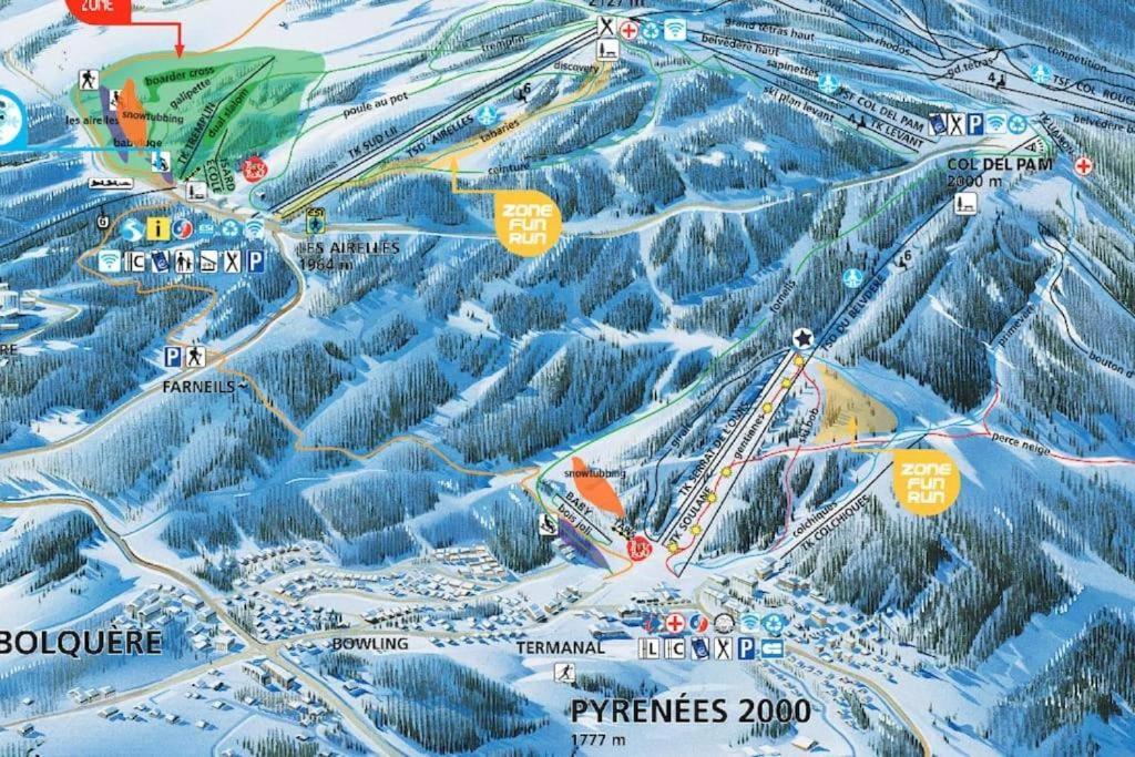 Apt Confortable Au Pied Des Pistes Et De La Foret Bolquere Экстерьер фото