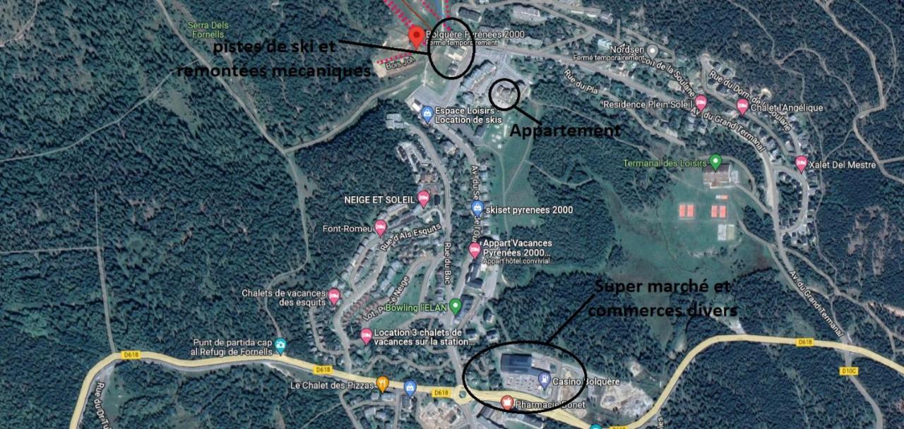 Apt Confortable Au Pied Des Pistes Et De La Foret Bolquere Экстерьер фото